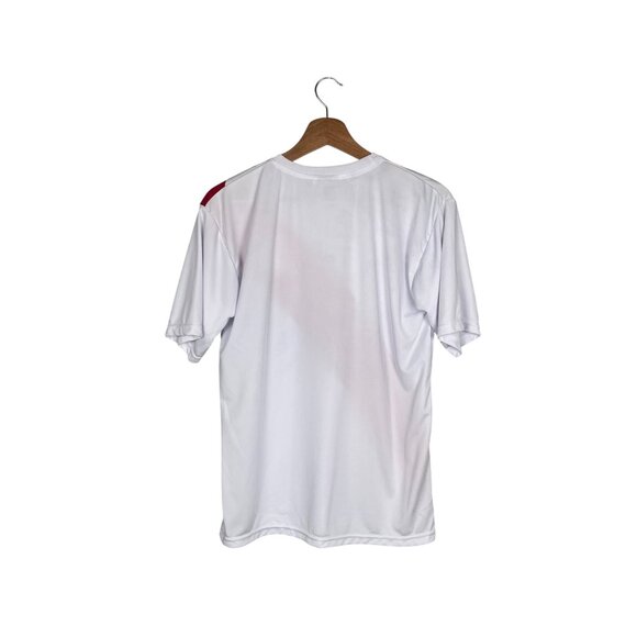 Umbro Peru FPF White Red Short Sleeve Soccer Jersey Shirt Mens Sz. S - Picture 2 of 7